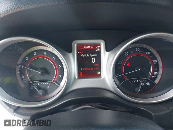 2017 Dodge Journey SXT with VIN 3C4PDCBG2HT547669, listed as a IAAI auction lot 42057787 with 83,363 mi miles and . Bid and sale history available at DreamBid. Image 7.