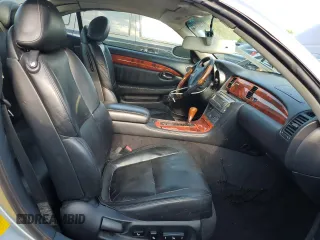 2002 Lexus SC 430 with VIN JTHFN48Y420018791, listed as a Copart auction lot 61790145 with 130,872 mi miles and Salvage title. Bid and sale history available at DreamBid. Image 7.