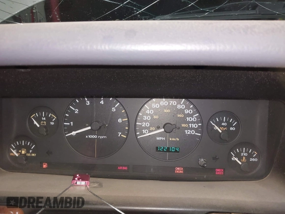 1998 Jeep Grand Cherokee Laredo with VIN 1J4GZ48Y9WC206957, listed as a IAAI auction lot 41848433 with 122,104 mi miles. Bid and sale history available at carsss.com. Image 7.