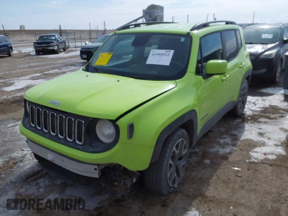 2017 Jeep Renegade Altitude with VIN ZACCJABB9HPF84211, listed as a IAAI auction lot 41595512 with 68,577 mi miles and . Bid and sale history available at DreamBid. Image 19.