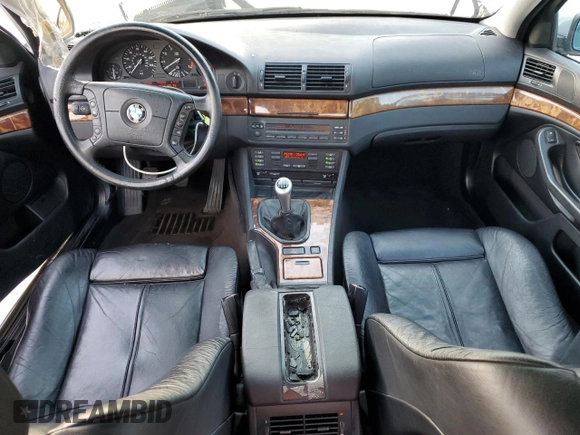 1998 BMW 5 Series 540i with VIN WBADE5327WBV93735, listed as a Copart auction lot 85789824 with 377,552 mi miles and Salvage Title. Bid and sale history available at DreamBid. Image 8.