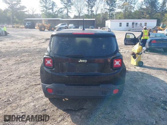 2017 Jeep Renegade Latitude with VIN ZACCJABB7HPG21286, listed as a IAAI auction lot 41979283 with 142,540 mi miles. Bid and sale history available at carsss.com. Image 16.