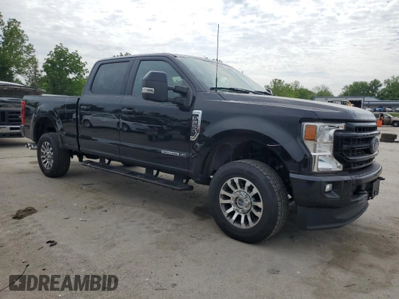 2022 Ford F-250 XL with VIN 1FT7W2BT7NED00032, listed as a Copart auction lot 58471275 with 54,041 mi miles and Salvage title. Bid and sale history available at DreamBid. Image 4.