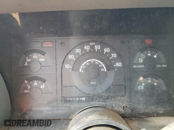 1991 GMC Sierra 1500 with VIN 2GTEC19H2M1540763, listed as a Copart auction lot 70480694 with 379,189 mi miles and Salvage Title. Bid and sale history available at DreamBid. Image 9.