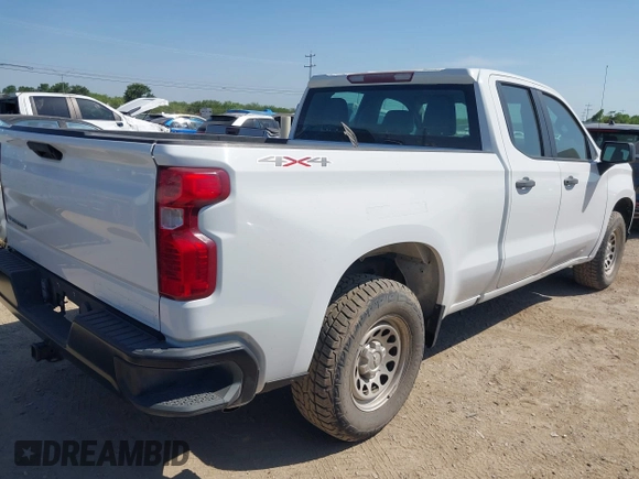 2020 Chevrolet Silverado 1500 Work Truck with VIN 1GCRYAEFXLZ178453, listed as a IAAI auction lot 42223620 with 62,080 mi miles and . Bid and sale history available at DreamBid. Image 4.