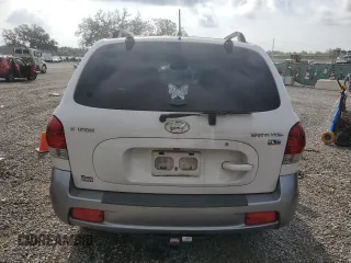 2005 Hyundai Santa Fe GLS with VIN KM8SC13EX5U870637, listed as a Copart auction lot 50283575 with 135,060 mi miles and Salvage Title. Bid and sale history available at carsss.com. Image 6.