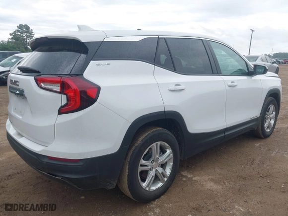 2024 GMC Terrain SLE with VIN 3GKALMEG6RL338371, listed as a IAAI auction lot 42111146 with 23,174 mi miles. Bid and sale history available at carsss.com. Image 4.