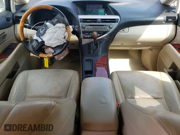 2010 Lexus RX 350 with VIN 2T2BK1BA7AC022286, listed as a Copart auction lot 54895215 with 174,651 mi miles and Salvage Title. Bid and sale history available at DreamBid. Image 8.