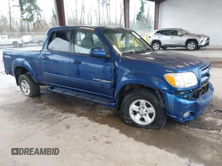 2006 Toyota Tundra Limited with VIN 5TBDT48166S510624, listed as a IAAI auction lot 41210260 with 208,006 mi miles and . Bid and sale history available at DreamBid. Image 1.