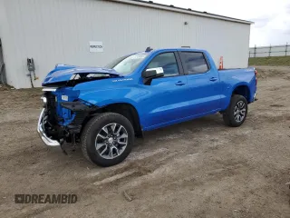 2025 Chevrolet Silverado 1500 LT with VIN 1GCPKKEK6SZ197964, listed as a Copart auction lot 51130655 with 1,058 mi miles and Salvage Title. Bid and sale history available at DreamBid. Image 1.
