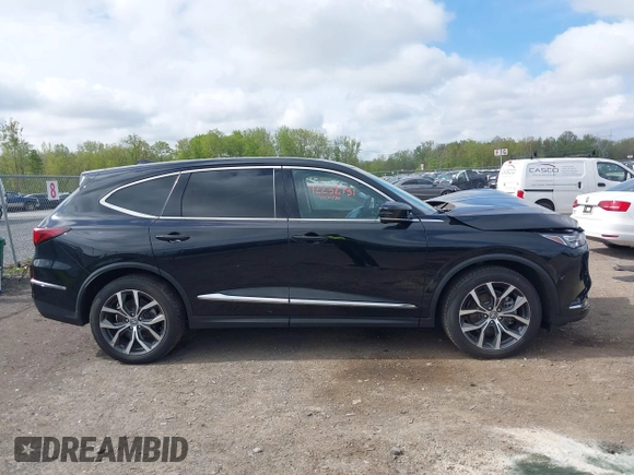 2022 Acura MDX Technology with VIN 5J8YE1H4XNL003559, listed as a IAAI auction lot 42232731 with 50,642 mi miles and . Bid and sale history available at DreamBid. Image 13.