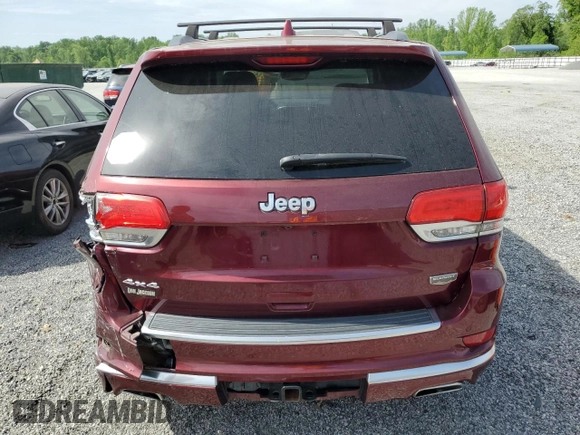 2017 Jeep Grand Cherokee Summit with VIN 1C4RJFJT8HC723895, listed as a Copart auction lot 53960565 with 115,252 mi miles and Salvage title. Bid and sale history available at DreamBid. Image 6.