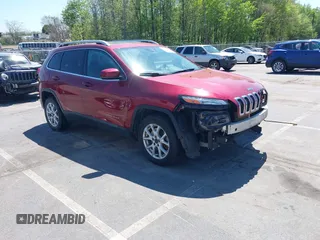 2017 Jeep Cherokee Latitude with VIN 1C4PJLCB0HW661255, listed as a IAAI auction lot 41994925 with 150,655 mi miles and . Bid and sale history available at carsss.com. Image 1.