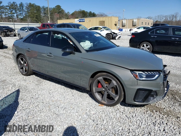 2023 Audi A4 S line Premium Plus z VIN WAUEAAF48PA055591, wystawiony jako Copart lot #48084975 z przebiegiem Nie podano mil oraz Szkoda całkowita • Salvage title. Historia ofert i sprzedaży dostępna na DreamBid. Obrazek 4.