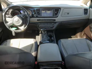 2015 Kia Sedona SX-L with VIN KNDME5C17F6026654, listed as a Copart auction lot 53024285 with 142,351 mi miles and Salvage Title. Bid and sale history available at DreamBid. Image 8.