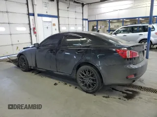 2013 Lexus IS 250 with VIN JTHBF5C20D5186440, listed as a Copart auction lot 48258995 with 142,054 mi miles and Salvage Title. Bid and sale history available at DreamBid. Image 2.