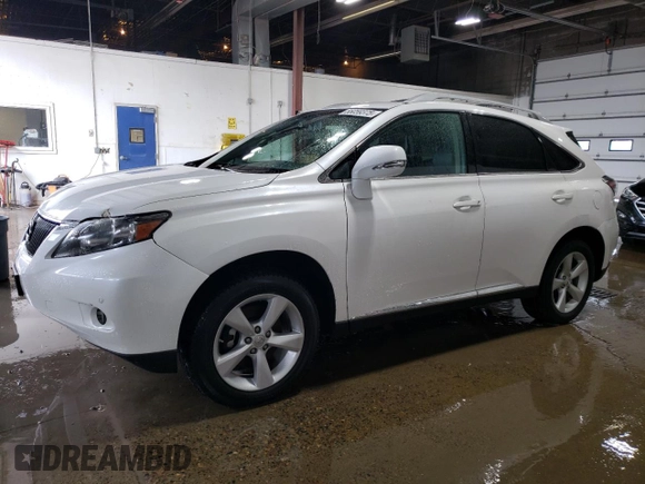2012 Lexus RX 350 with VIN 2T2BK1BA2CC130088, listed as a Copart auction lot 55059375 with 0 mi miles and Clean Title. Bid and sale history available at carsss.com. Image 1.