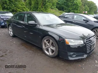 2018 Audi A8 with VIN WAU44AFD1JN000676, listed as a IAAI auction lot 42387636 with 76,293 mi miles and . Bid and sale history available at DreamBid. Image 1.