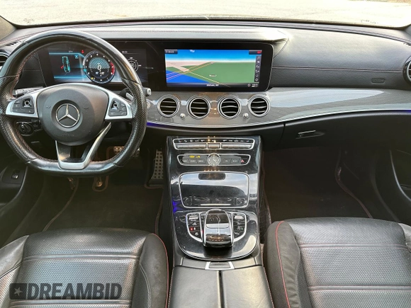 2018 Mercedes-Benz E-Class AMG E 43 with VIN WDDZF6EB0JA401827, listed as a Copart auction lot 83438774 with 63,195 mi miles and Clean Title. Bid and sale history available at carsss.com. Image 9.