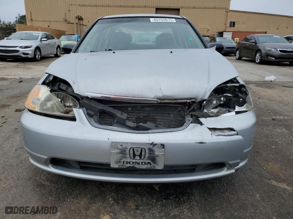 2003 Honda Civic LX with VIN 1HGES16603L014549, listed as a Copart auction lot 43153015 with 265,204 mi miles and Salvage Title. Bid and sale history available at carsss.com. Image 5.