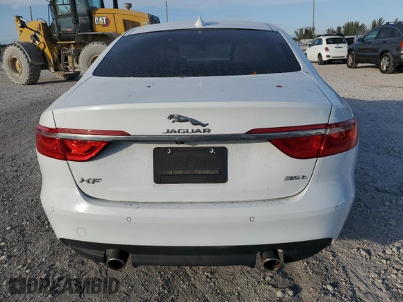 2016 Jaguar XF 35t Prestige with VIN SAJBE4BV3GCY09156, listed as a Copart auction lot 82657394 with 43,171 mi miles and Salvage Title. Bid and sale history available at carsss.com. Image 6.