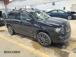 2017 Jeep Compass Sport with VIN 1C4NJCBB3HD157061, listed as a Copart auction lot 87363514 with 112,280 mi miles and Salvage Title. Bid and sale history available at carsss.com. Image 4.
