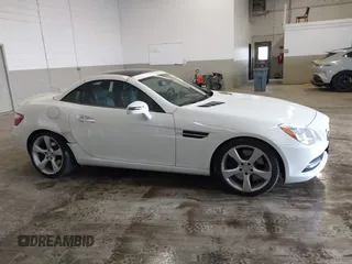 2012 Mercedes-Benz SLK-Class SLK 350 with VIN WDDPK5HA7CF033281, listed as a IAAI auction lot 41446225 with 99,518 mi miles. Bid and sale history available at carsss.com. Image 13.