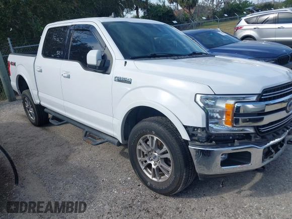 2019 Ford F-150 XL with VIN 1FTEW1E5XKKD48460, listed as a IAAI auction lot 41434707 with 98,431 mi miles. Bid and sale history available at carsss.com. Image 1.