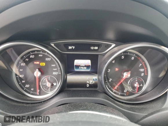 2018 Mercedes-Benz CLA 250 with VIN WDDSJ4EB5JN605679, listed as a Copart auction lot 39703874 with 77,536 mi miles and . Bid and sale history available at DreamBid. Image 9.