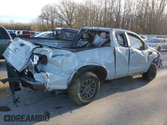 2022 Ford Ranger XL with VIN 1FTER1FH3NLD03293, listed as a Copart auction lot 37691533 with Not Provided miles and . Bid and sale history available at DreamBid. Image 3.