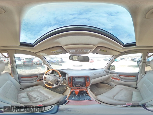 2002 Lexus LX 470 z VIN JTJHT00W323520240, wystawiony jako Copart lot #46495595 z przebiegiem 187 788 mil mil oraz Szkoda całkowita • Salvage title. Historia ofert i sprzedaży dostępna na DreamBid. Obrazek 14.