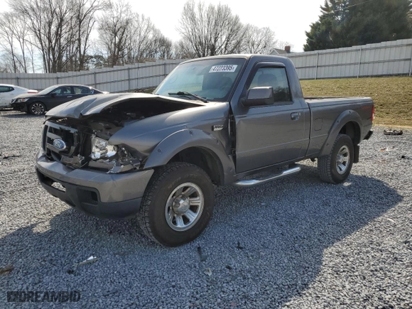 2006 Ford Ranger XL with VIN 1FTYR10U16PA10022, listed as a Copart auction lot 47223395 with 98,796 mi miles and Salvage Title. Bid and sale history available at carsss.com. Image 1.