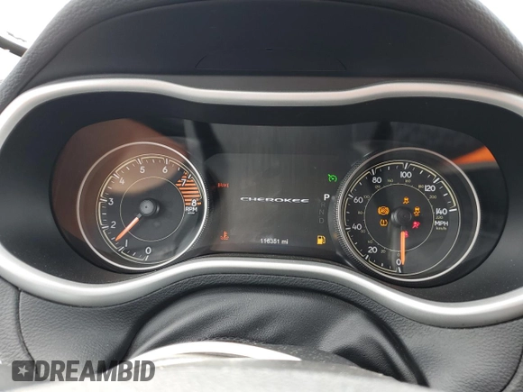 2017 Jeep Cherokee Trailhawk z VIN 1C4PJMBS2HW546180, wystawiony jako Copart lot #55274225 z przebiegiem 116 351 mil mil oraz Szkoda całkowita • Salvage title. Historia ofert i sprzedaży dostępna na DreamBid. Obrazek 9.