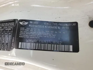 2002 MINI Hardtop with VIN WMWRC334X2TC38342, listed as a Copart auction lot 45706475 with 107,735 mi miles and Salvage Title. Bid and sale history available at DreamBid. Image 12.