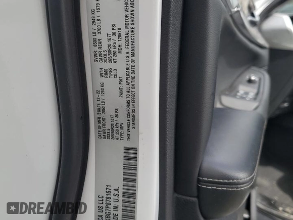2023 Jeep Grand Cherokee Limited z VIN 1C4RJKBG7P8781671, wystawiony jako Copart lot #49783005 z przebiegiem 24 403 mil mil oraz Szkoda całkowita • Salvage title. Historia ofert i sprzedaży dostępna na DreamBid. Obrazek 16.