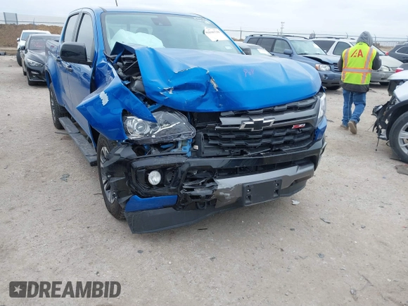 2022 Chevrolet Colorado 4WD Z71 with VIN 1GCGTDEN1N1316915, listed as a IAAI auction lot 41636710 with 13,543 mi miles and . Bid and sale history available at DreamBid. Image 6.