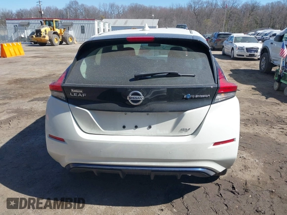 2021 Nissan LEAF SV with VIN 1N4AZ1CV8MC556168, listed as a IAAI auction lot 41758095 with 16,631 mi miles and . Bid and sale history available at DreamBid. Image 17.