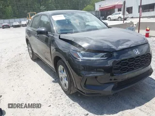 2025 Honda HR-V LX with VIN 3CZRZ1H38SM754677, listed as a IAAI auction lot 42694829 with 1,938 mi miles and . Bid and sale history available at DreamBid. Image 1.