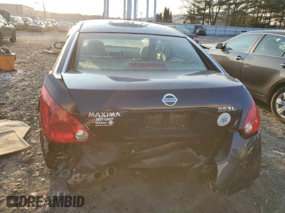 2005 Nissan Maxima 3.5 SE with VIN 1N4BA41E35C853740, listed as a Copart auction lot 41699305 with 104,756 mi miles and Salvage Title. Bid and sale history available at carsss.com. Image 6.