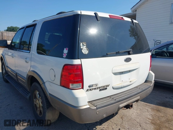 2003 Ford Expedition Eddie Bauer with VIN 1FMFU18L73LA59046, listed as a IAAI auction lot 42588635 with 225,068 mi miles and . Bid and sale history available at DreamBid. Image 3.