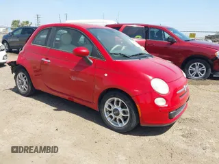 2012 FIAT 500 Pop with VIN 3C3CFFAR1CT112667, listed as a IAAI auction lot 41806129 with 189,724 mi miles. Bid and sale history available at carsss.com. Image 1.