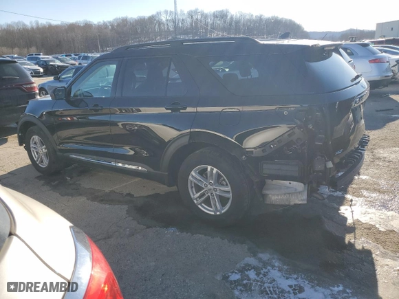 2022 Ford Explorer XLT with VIN 1FMSK7DH0NGB85981, listed as a Copart auction lot 87587545 with NaN miles and Salvage Title. Bid and sale history available at carsss.com. Image 2.