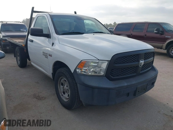 2019 Ram 1500 Classic Tradesman with VIN 3C6JR6DT0KG522330, listed as a IAAI auction lot 41789462 with 91,347 mi miles. Bid and sale history available at carsss.com. Image 1.