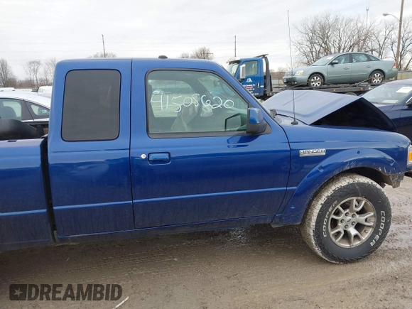 2009 Ford Ranger XLT with VIN 1FTZR45E99PA02617, listed as a IAAI auction lot 41508620 with 127,331 mi miles. Bid and sale history available at carsss.com. Image 14.