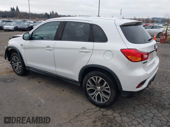 2018 Mitsubishi Outlander Sport ES 2.0 with VIN JA4AP3AU0JU002516, listed as a IAAI auction lot 41425391 with 104,574 mi miles. Bid and sale history available at carsss.com. Image 3.