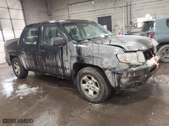 2009 Honda Ridgeline RT with VIN 5FPYK16289B101207, listed as a IAAI auction lot 41277609 with 101,022 mi miles. Bid and sale history available at carsss.com. Image 1.