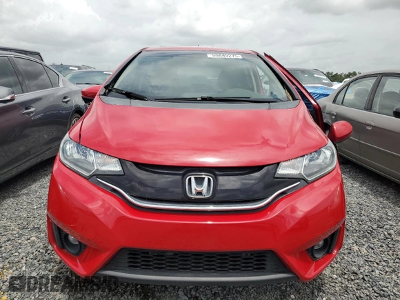 2015 Honda Fit EX-L with VIN 3HGGK5H86FM748582, listed as a Copart auction lot 59849275 with 87,605 mi miles and Salvage title. Bid and sale history available at DreamBid. Image 5.
