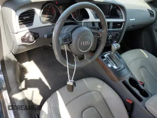 2016 Audi A5 Premium with VIN WAUD2AFR4GA001175, listed as a Copart auction lot 53177655 with 76,380 mi miles and Salvage title. Bid and sale history available at DreamBid. Image 8.