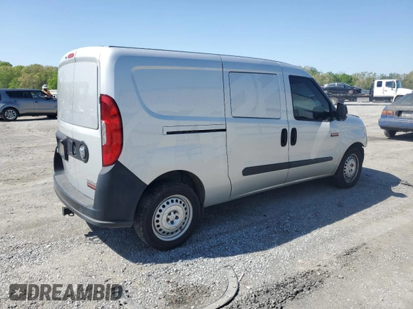 2019 Ram ProMaster City Cargo Tradesman with VIN ZFBHRFAB0K6M88090, listed as a Copart auction lot 52197545 with 101,069 mi miles and Salvage Title. Bid and sale history available at carsss.com. Image 3.