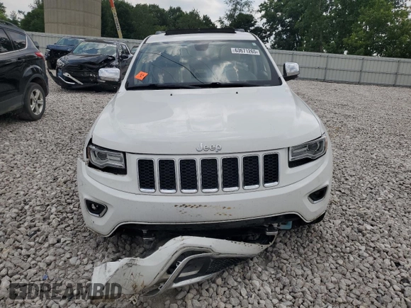 2015 Jeep Grand Cherokee Overland z VIN 1C4RJFCG8FC726437, wystawiony jako Copart lot #63671265 z przebiegiem 158 452 mil mil oraz Czysty tytuł • Clean title. Historia ofert i sprzedaży dostępna na DreamBid. Obrazek 5.